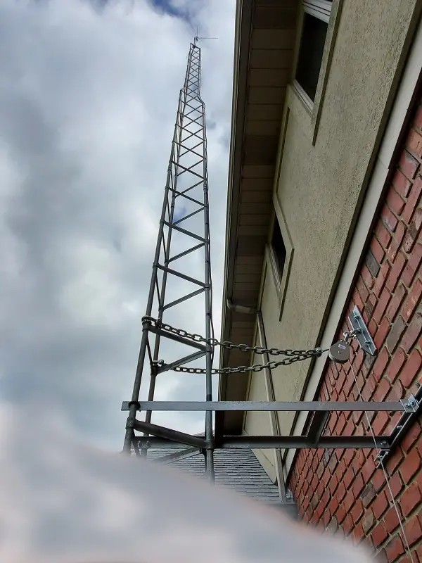Tower raised